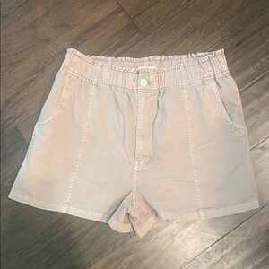 Madewell High Waist Light Pink Women's Shorts